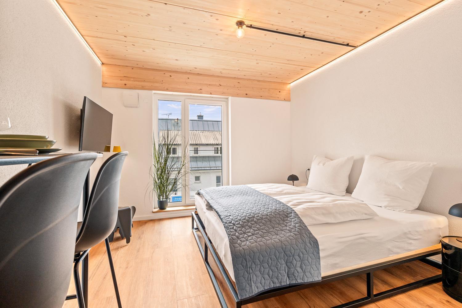 Einzimmer Wohlfuehlapartment Vier Klimatisiert FDH Extérieur photo
